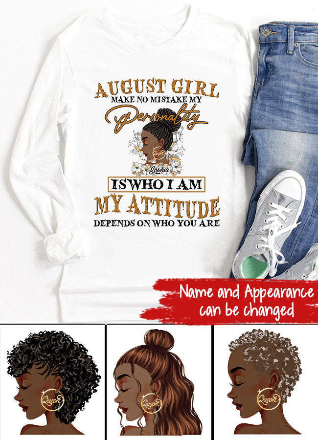 August Birthday Shirt, Custom Birthday Shirt, Queens are Born In August, August Birthday Shirts For Woman, August Birthday Gifts