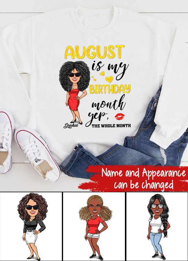 August Birthday Shirt, Custom Birthday Shirt, Queens Are Born In August, August Birthday Shirts For Woman, August Birthday Gifts