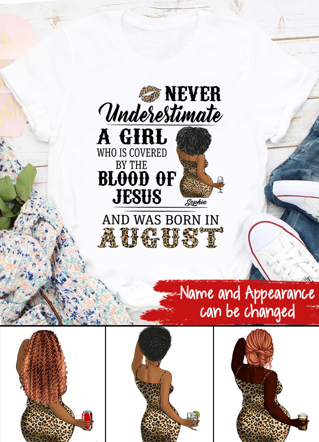 August Birthday Shirt, Custom Birthday Shirt, Queens Born In August, August Birthday Shirts For Woman, August Birthday Gifts