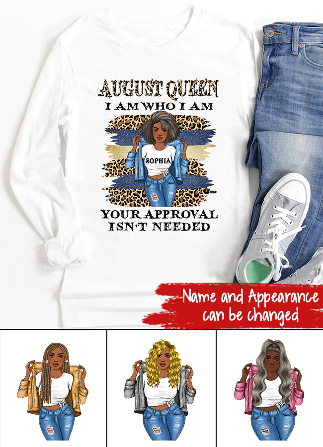 August Birthday Shirt, Custom Birthday Shirt, Queens are Born In August, August Birthday Shirts For Woman, August Birthday Gifts