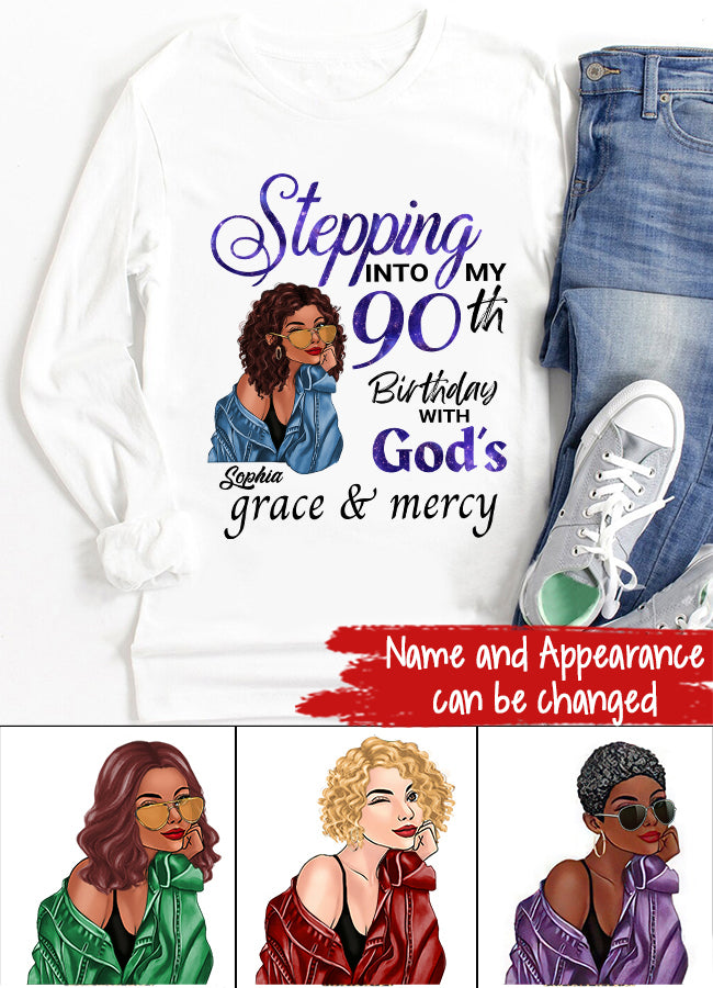 Chapter 90, Fabulous Since 1933 90th Birthday Unique T Shirt For Woman, Custom Birthday Shirt, Her Gifts For 90 Years Old , Turning 90 Birthday Cotton Shirt