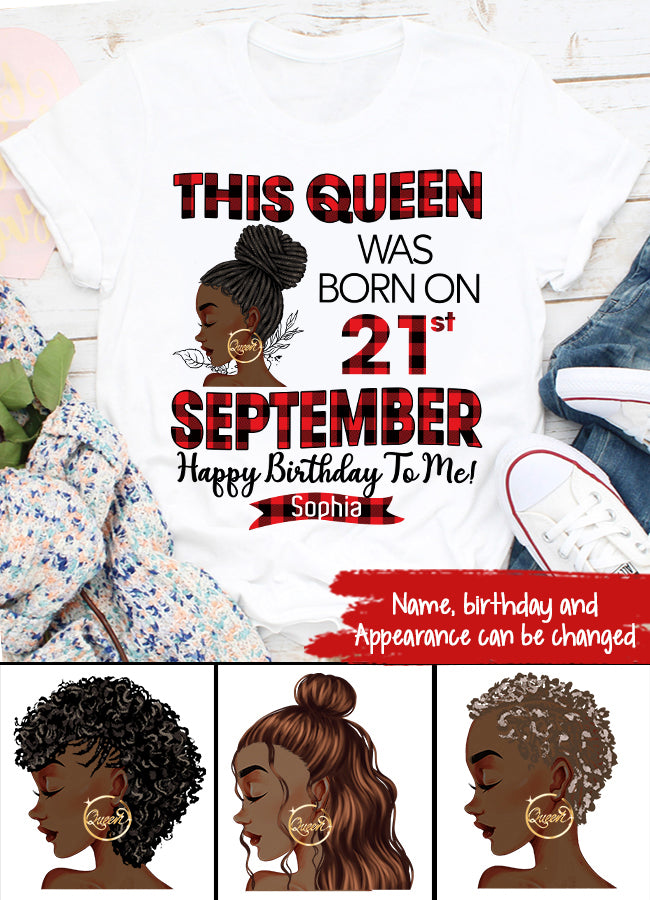 September Birthday Shirt, Custom Birthday Shirt, Queens are Born In September, September Birthday Shirts For Woman, September Birthday Gifts