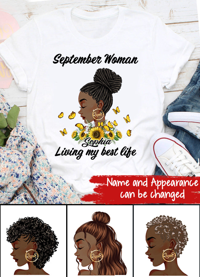 September Birthday Shirt, Custom Birthday Shirt, Queens are Born In September, September Birthday Shirts For Woman, September Birthday Gifts