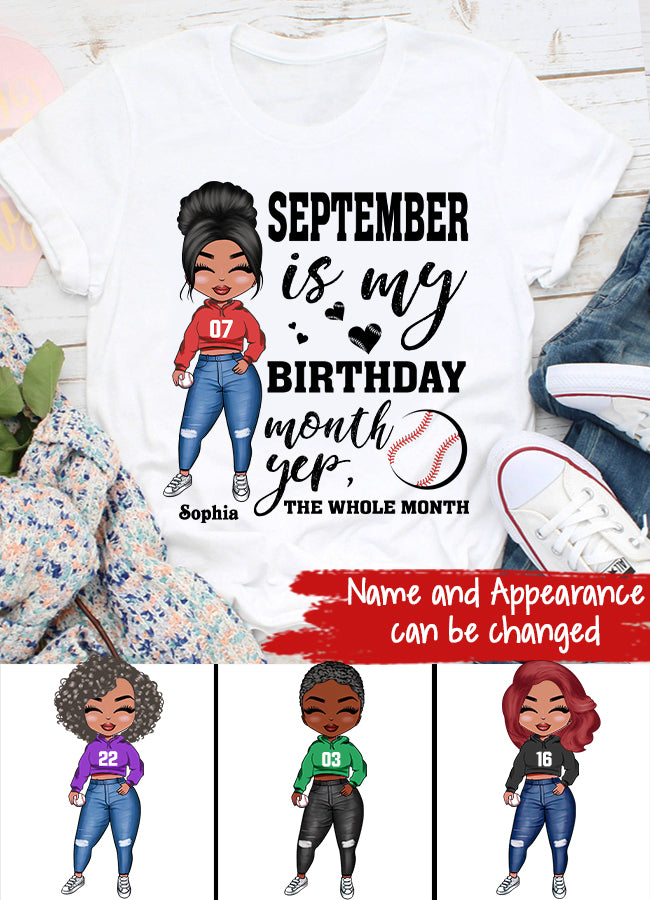 September Birthday Shirt, Custom Birthday Shirt, Queens Born In September, September Birthday Shirts For Woman, September Birthday Gifts