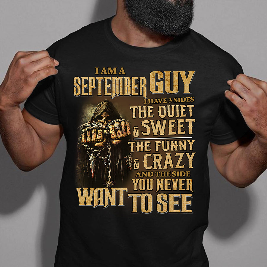 September Birthday Shirt, Kings are Born In September, September Birthday Shirts For Men, September Birthday Gifts, September Is My Birthday Month, Yep The Whole Month
