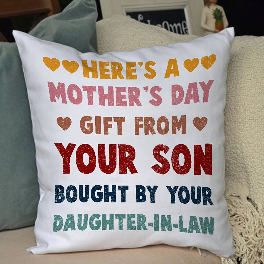 Mother&#39;s Day Gifts From Daughter In Law, Mother Day Pillow, Mother Day Gift, Mom Pillow, Home Decor