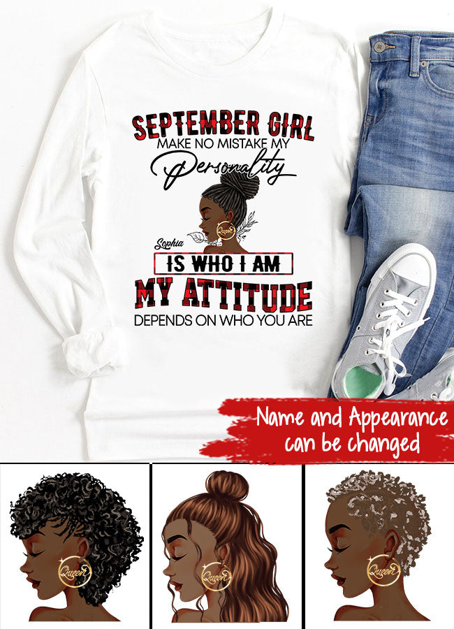 September Birthday Shirt, Custom Birthday Shirt, Queens are Born In September, September Birthday Shirts For Woman, September Birthday Gifts