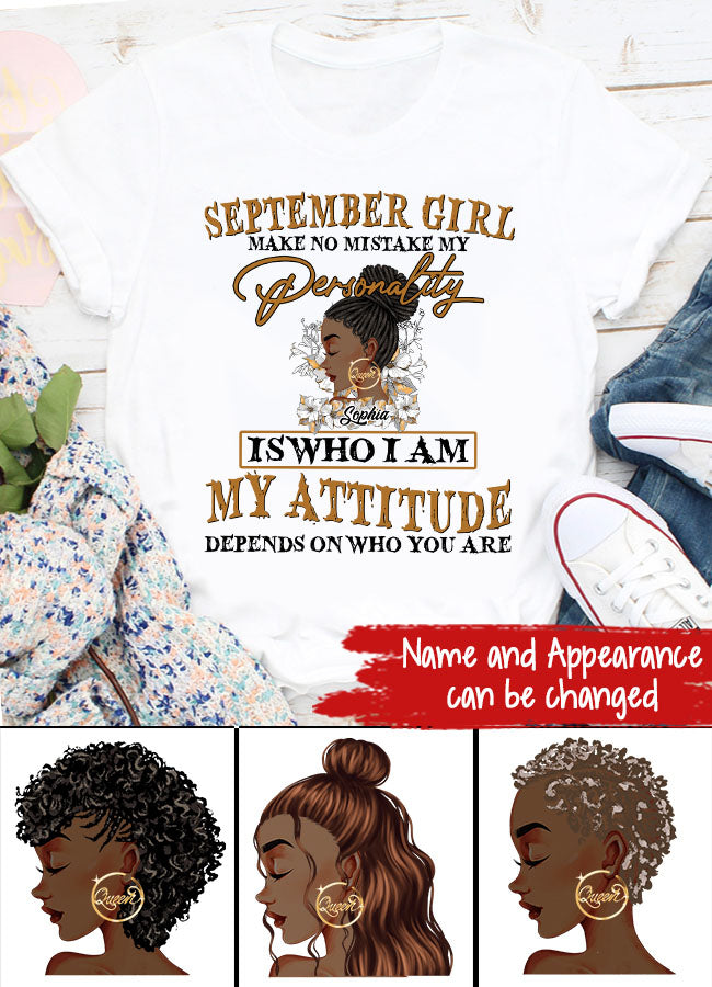 September Birthday Shirt, Custom Birthday Shirt, Queens are Born In September, September Birthday Shirts For Woman, September Birthday Gifts