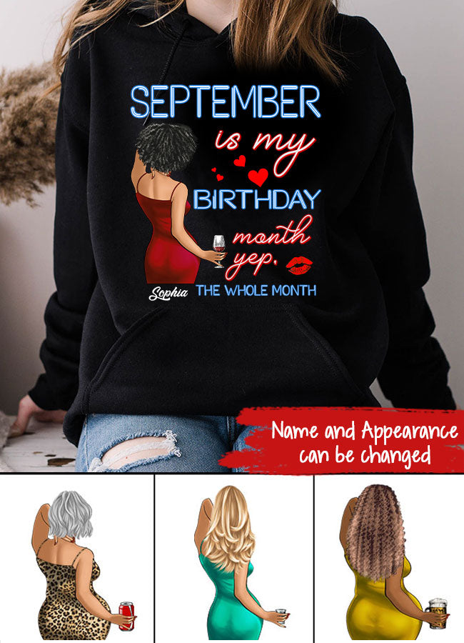 September Birthday Shirt, Custom Birthday Shirt, Queens was Born In September, September Birthday Shirts For Woman, September Birthday Gifts