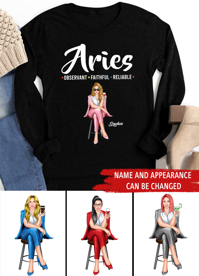 Custom Birthday Shirt, Aries Zodiac T Shirt, Aries Birthday Shirt, Aries T Shirts For Ladies, Aries Queen T Shirt
