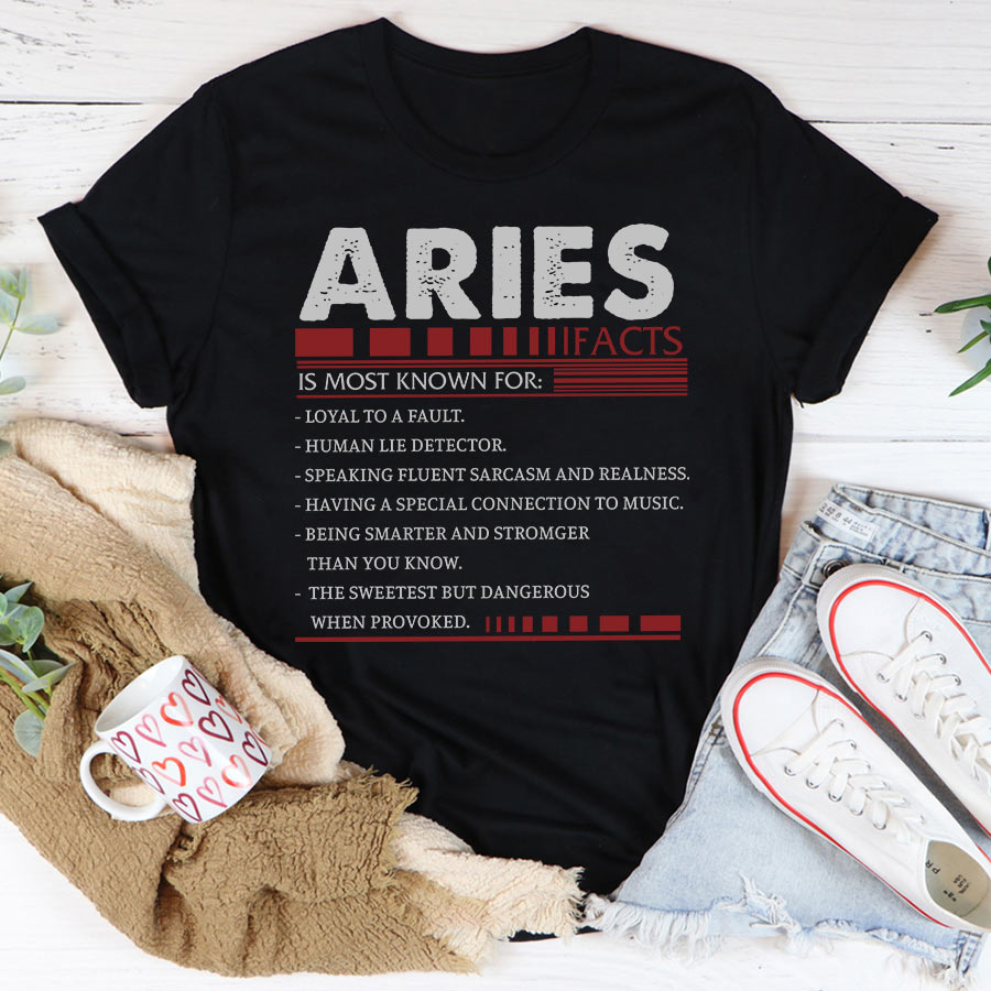 Aries Girl, Aries Birthday Shirts For Woman, Aries Birthday Month, Aries Cotton T-Shirt For Her