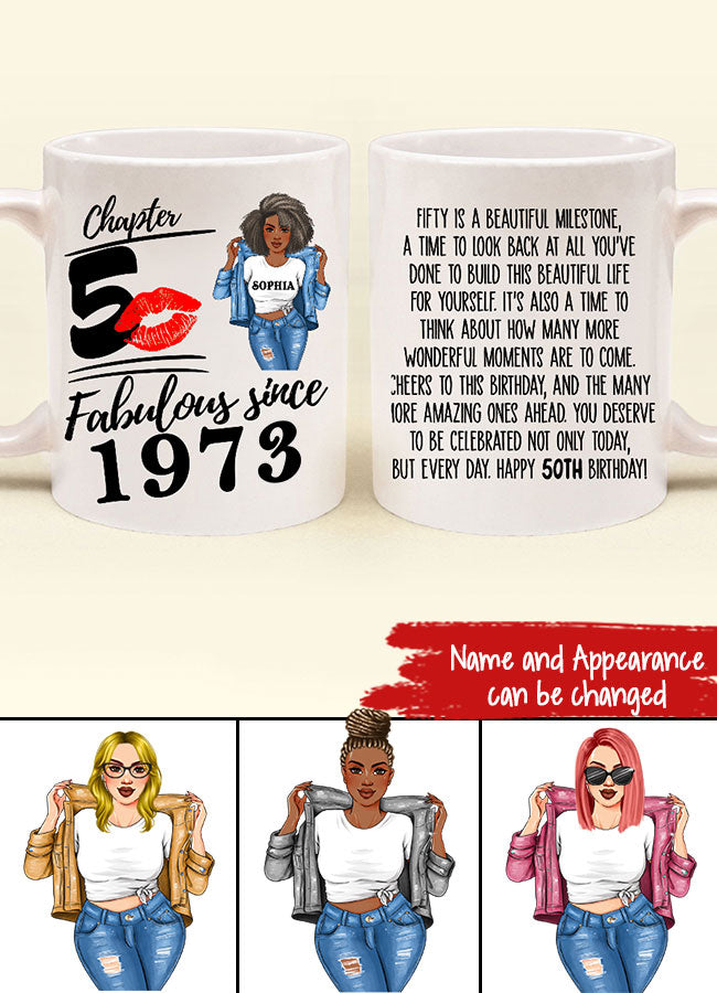 Personalised 50th birthday mug, Happy Birthday Mug, birthday mugs with photos, 50th birthday mug,  birthday gift cup with photo, coffee mug for birthday gift, happy birthday cup with name and photo