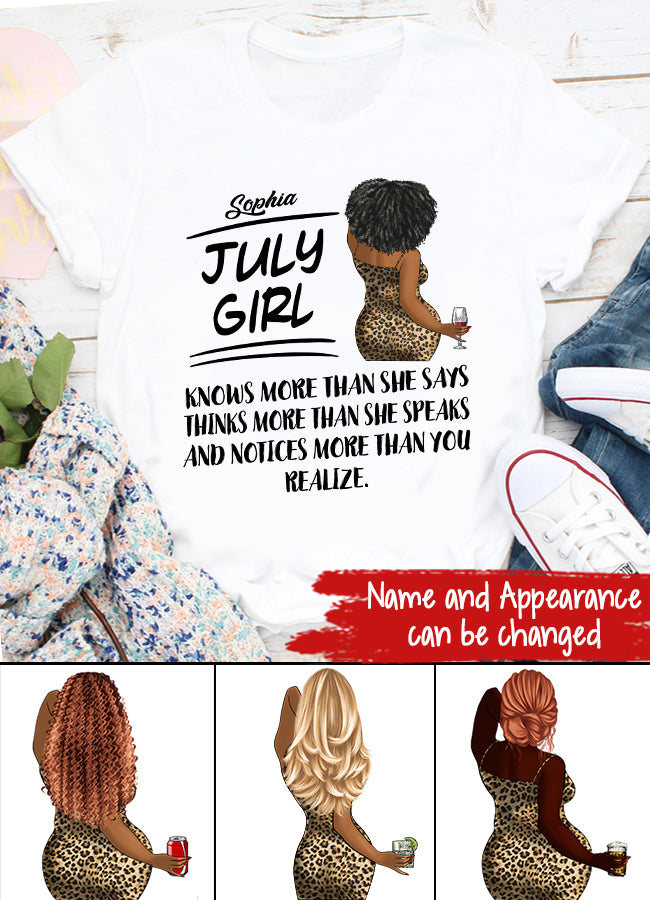 July Birthday Shirt, July Queen Custom Birthday Shirt, Queens Born In July, July Birthday Shirts For Woman, July Birthday Gifts