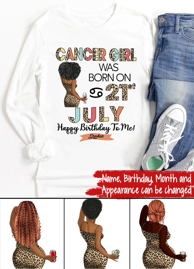 Custom Birthday Shirt, Cancer Zodiac t shirt, Cancer  Birthday shirt, Cancer  t shirts for ladies, Cancer  queen t shirt, Cancer  Queen Birthday shirt