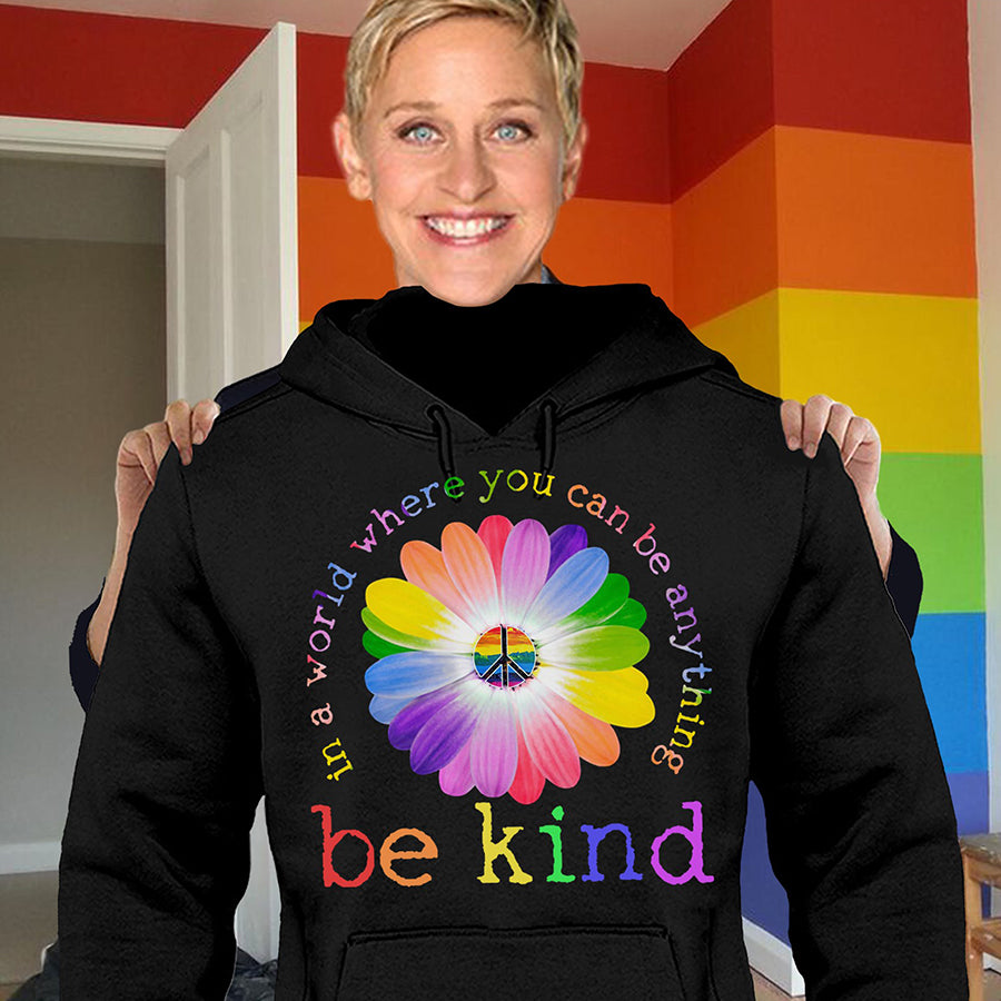 LGBT Shirts, Rainbow Pride Shirt, Love Is Love T-Shirt Love Daisy Lgbt Rainbow Shirt Gay T-Shirt