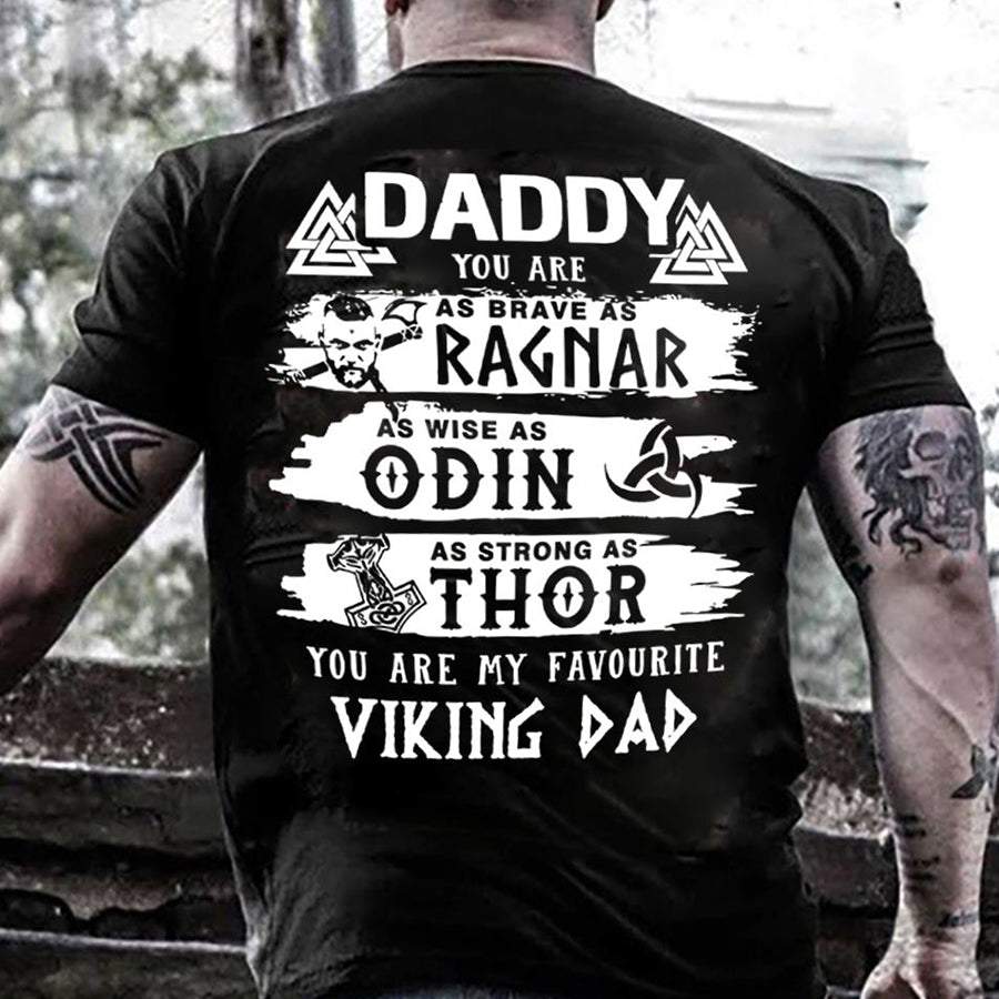 Father&#39;s Day T Shirts, Daddy Shirt, Viking Shirt, Daddy Viking, Fathers Day Shirts For Dad, Happy Fathers Day Shirts, Father Day Gift