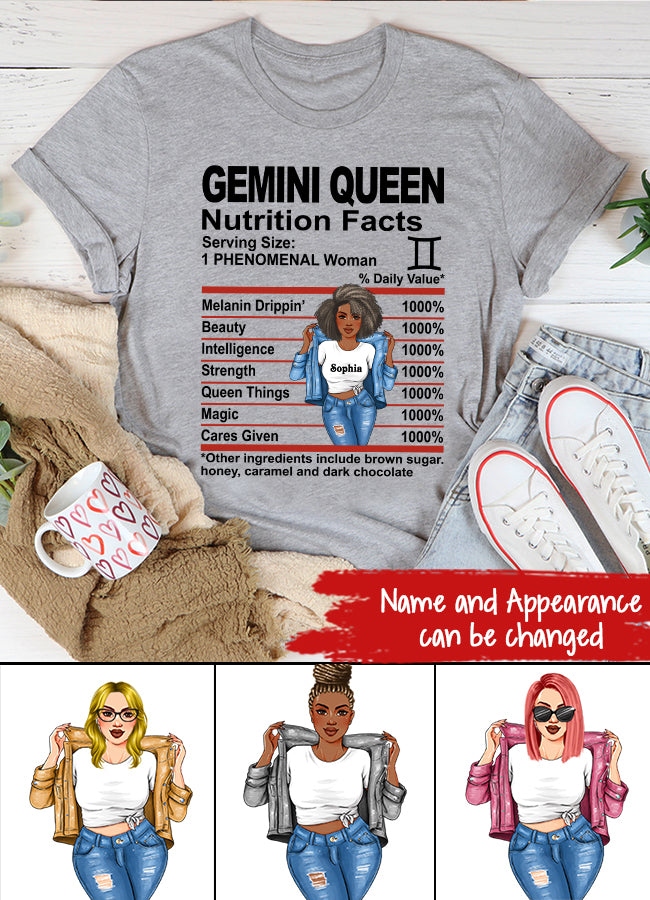 Custom Birthday Shirt, Gemini Zodiac t shirt, Gemini Birthday shirt, Gemini t shirts for ladies, Gemini queen t shirt, Gemini Queen Birthday shirt