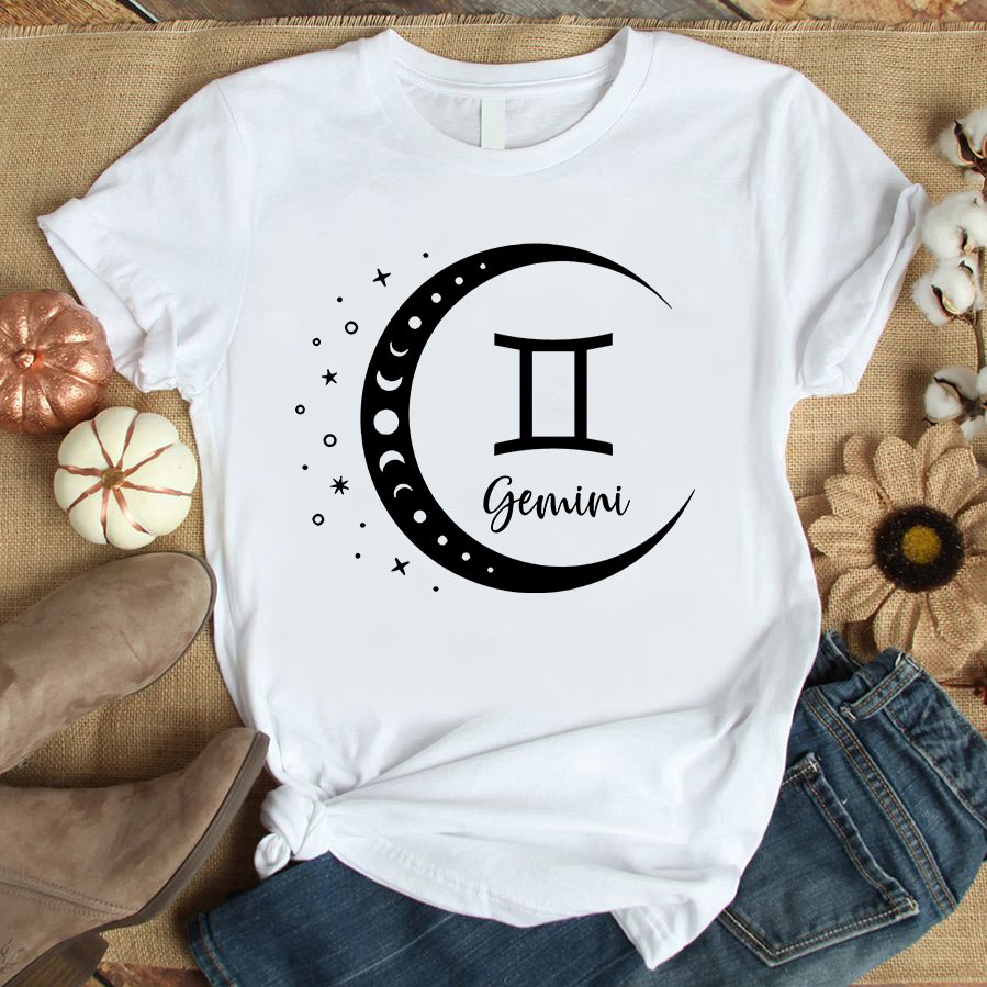 Gemini Girl, Gemini Birthday Shirts For Woman, Gemini Birthday Month, Gemini Cotton T-Shirt For Her