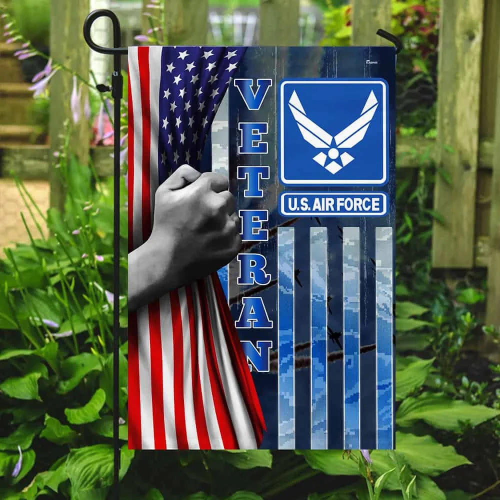 US Air Force Veteran Of America Veteran Flag
