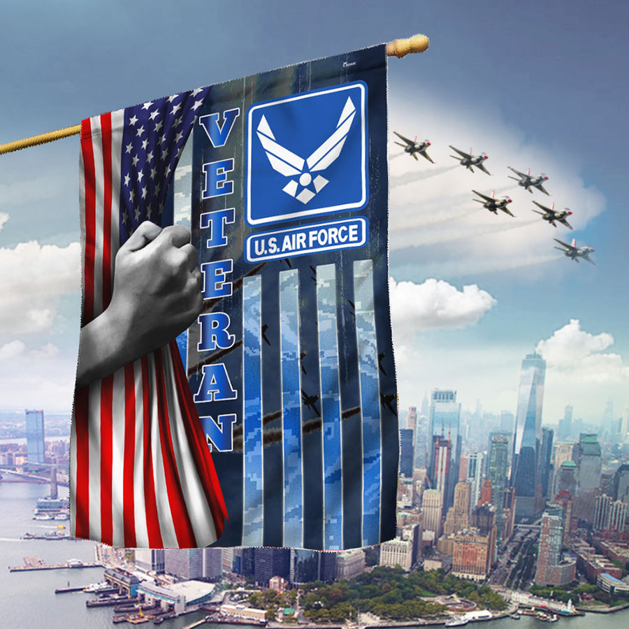 US Air Force Veteran Of America Veteran Flag