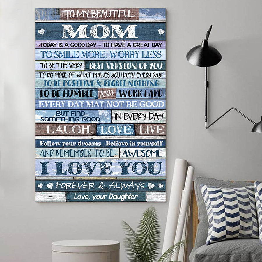 Mother&#39;s Day Poster, Poster On Mother&#39;s Day, Mothers Day Poster Ideas, Mother Day Gift, Home Decor