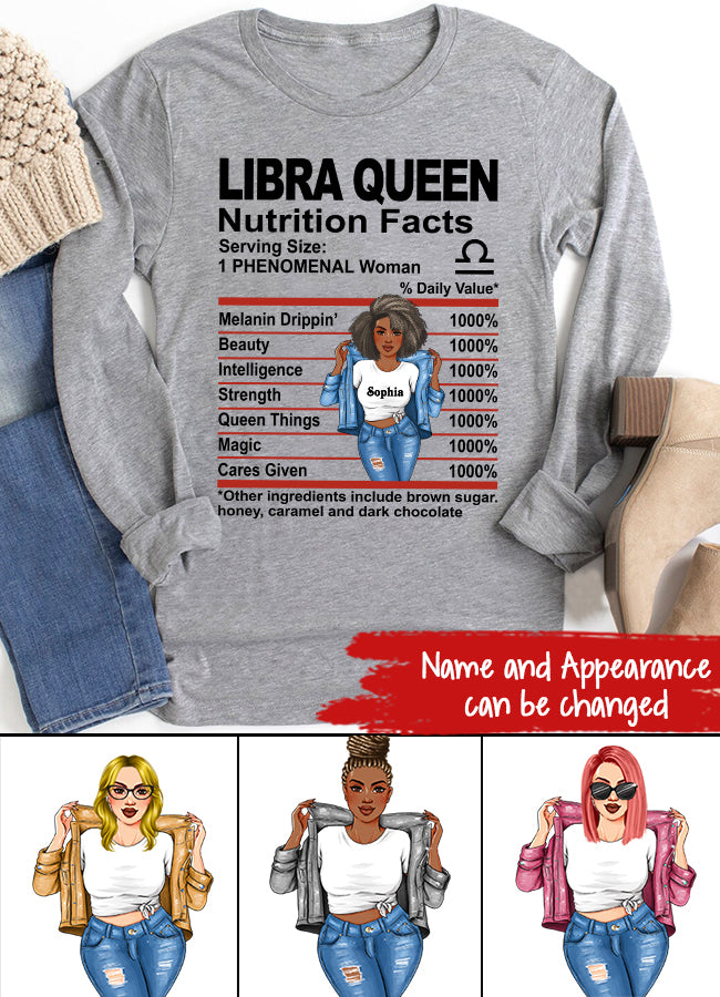 Custom Birthday Shirt, Libra Zodiac t shirt, Libra Birthday shirt, Libra t shirts for ladies, Libra queen t shirt, Libra Queen Birthday shirt