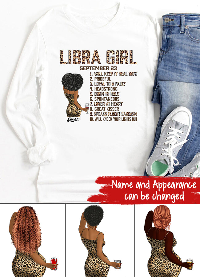 Custom Birthday Shirt, Libra Zodiac t shirt, Libra Birthday shirt, Libra t shirts for ladies, Libra queen t shirt, Libra Queen Birthday shirt