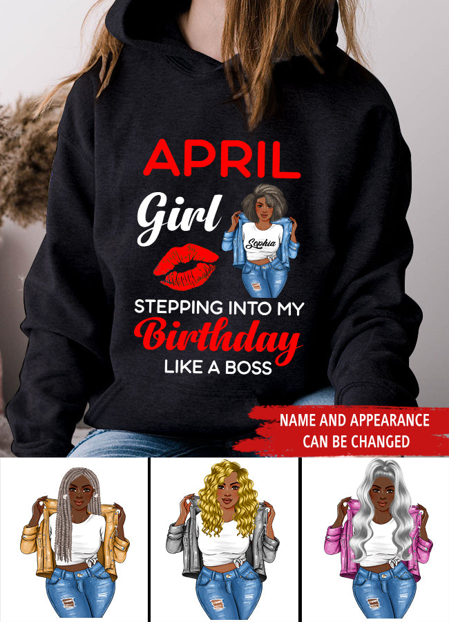 April Birthday Shirt, Custom Birthday Shirt, Queens Born In April, April Birthday Gifts, April shirts for Woman