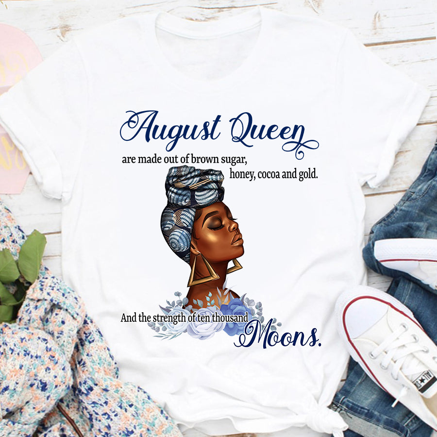 August Birthday Shirt, Birthday Shirt, Queens Born In August, August Birthday Gifts, August Shirts For Woman