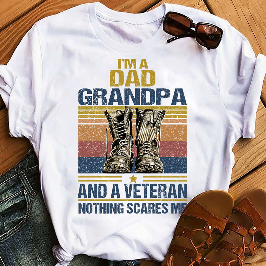 Father&#39;s Day T Shirts, Fathers Day Shirts For Grandpa, Dad Veteran Shirt Fathers Day Shirts For Dad, Happy Fathers Day Shirts, Father Day Gift
