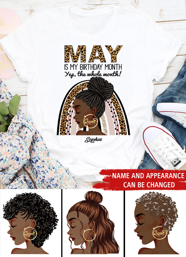May Birthday Shirt, Custom Birthday Shirt, Queens Born In May, May Birthday Gifts, May Shirts For Woman