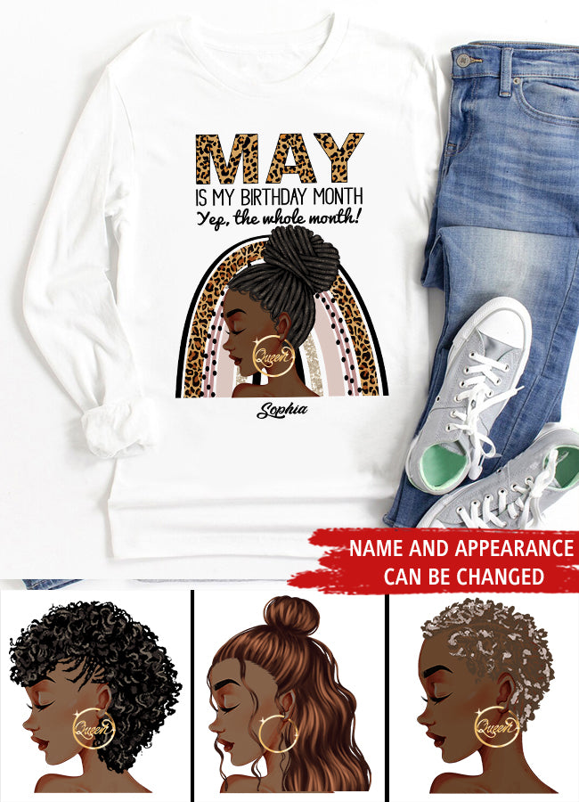 May Birthday Shirt, Custom Birthday Shirt, Queens Born In May, May Birthday Gifts, May Shirts For Woman
