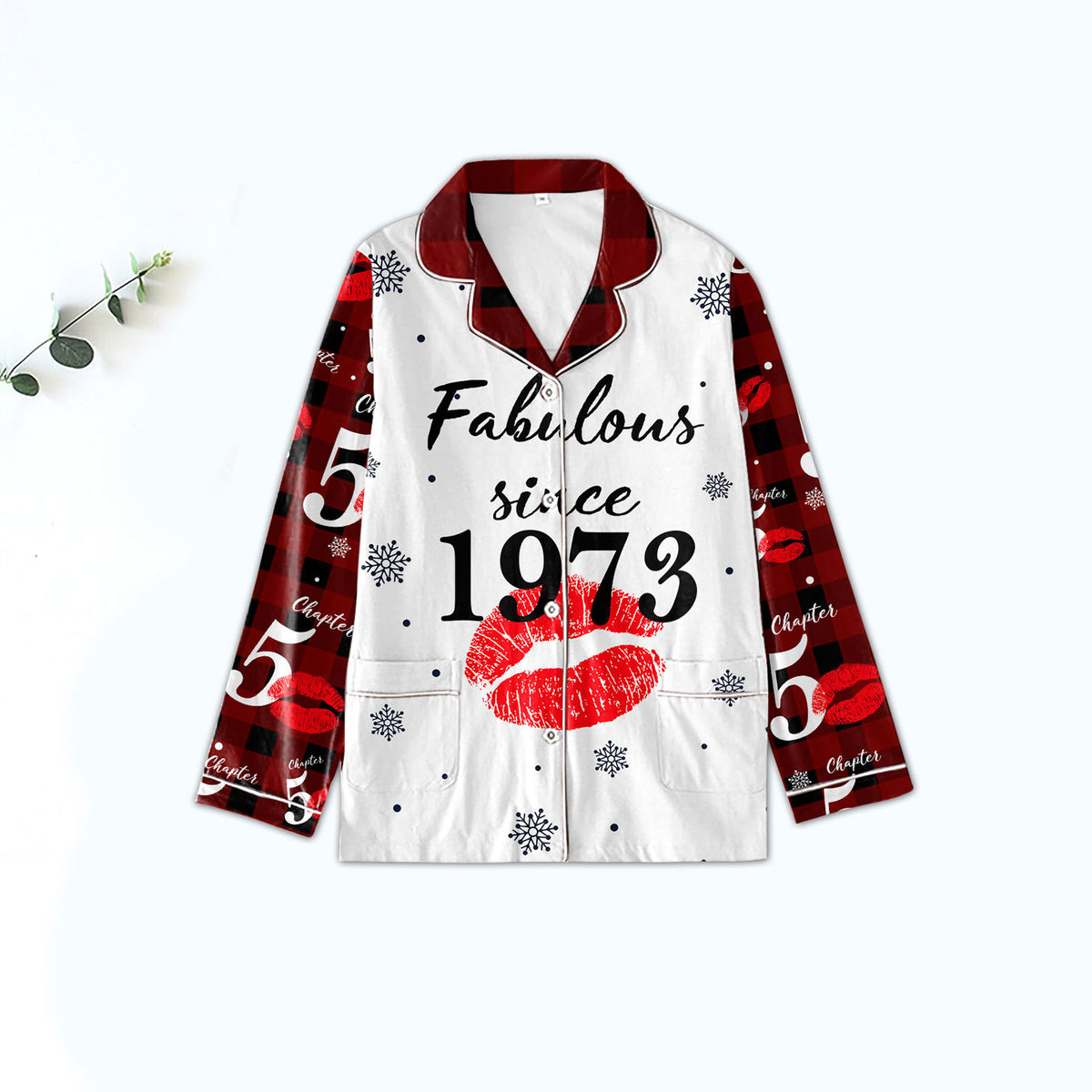 50th Birthday Gifts Ideas 50th Birthday Shirt For Her Back In 1973 Turning 50 Birthday Pajamas 50th Birthday Women&#39;s Pajamas Set For Woman