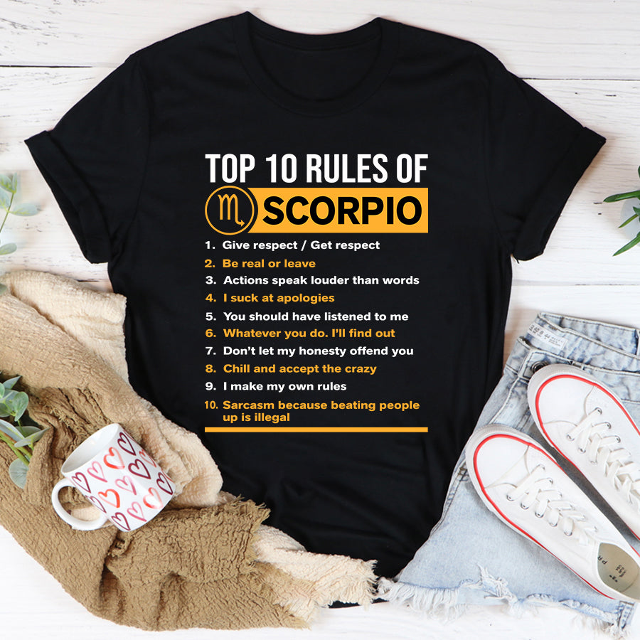 Scorpio Girl Scorpio Birthday Shirts For Woman Scorpio Birthday