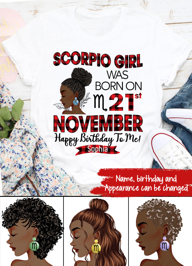 Custom Birthday Shirt, Scorpio Zodiac t shirt,  Scorpio Birthday shirt, Scorpio t shirts for ladies, Scorpio queen t shirt, Scorpio Queen Birthday shirt
