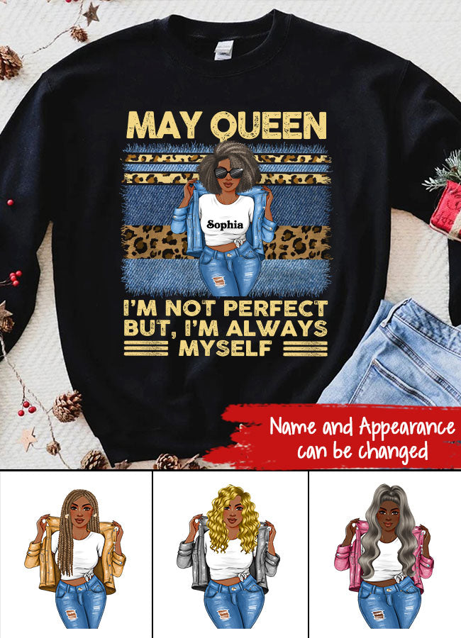 May Birthday Shirt, Custom Birthday Shirt, Queens Born In  May, May Birthday Gifts,  May Birthday Gifts