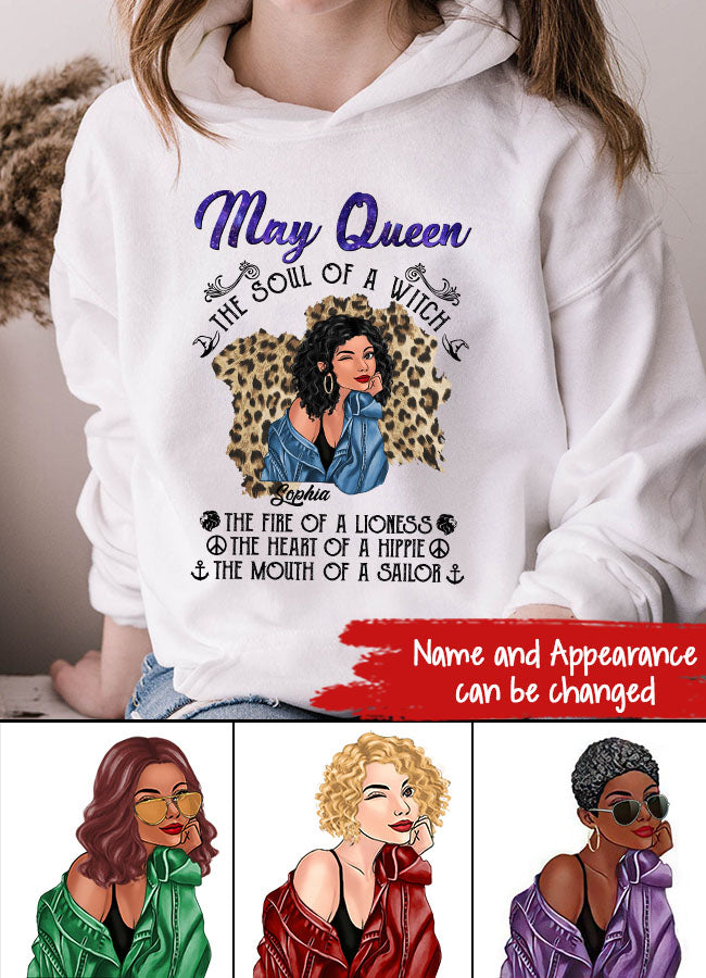 May Birthday Shirt, Custom Birthday Shirt, Queens Born In May, May Birthday Gifts, May Shirts For Woman