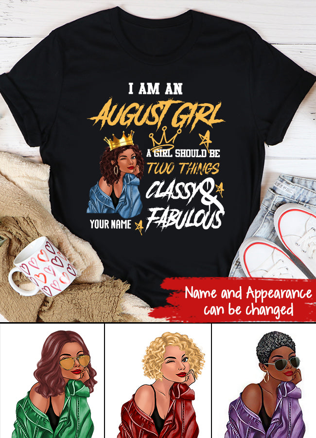August Birthday Shirt, Custom Birthday Shirt, Queens Born In August, August Birthday Shirts For Woman, August Birthday Gifts