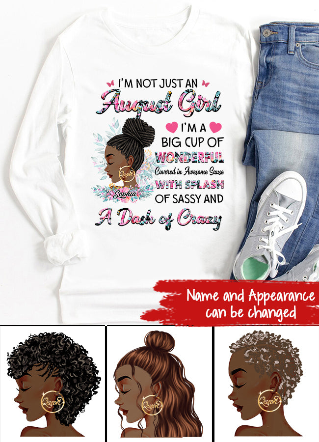 August Birthday Shirt, Custom Birthday Shirt, Queens Born In August, August Birthday Shirts For Woman, August Birthday Gifts