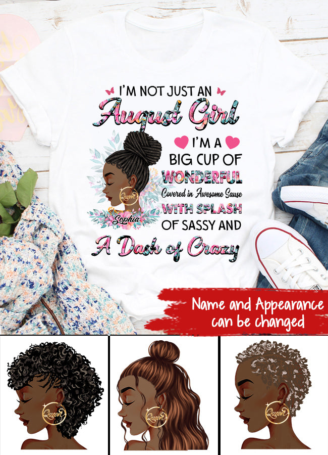 August Birthday Shirt, Custom Birthday Shirt, Queens Born In August, August Birthday Shirts For Woman, August Birthday Gifts