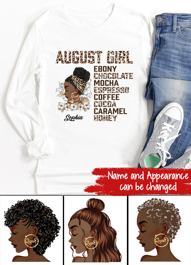 August Birthday Shirt, Custom Birthday Shirt, Queens Born In August, August Birthday Shirts For Woman, August Birthday Gifts