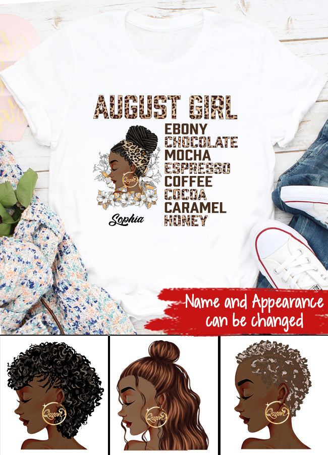 August Birthday Shirt, Custom Birthday Shirt, Queens Born In August, August Birthday Shirts For Woman, August Birthday Gifts