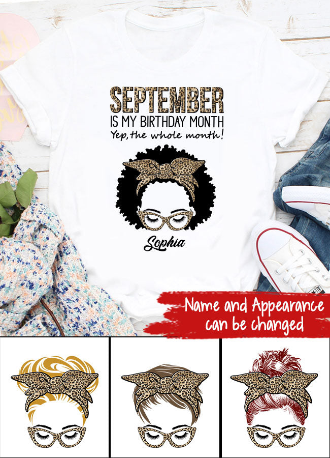 September Birthday Shirt, Custom Birthday Shirt, Queens are Born In September, September Birthday Shirts For Woman, September Birthday Gifts