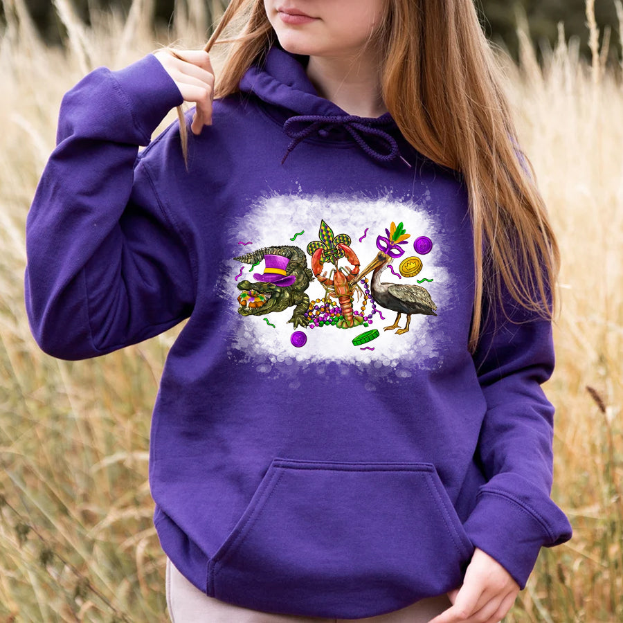 Mardi Gras Shirt, Saints Shirt, Fat Tuesday Shirt, Flower de luce Shirt, Louisiana Shirt, Saints New Orleans Shirt, Mardi Gras Day Shirt