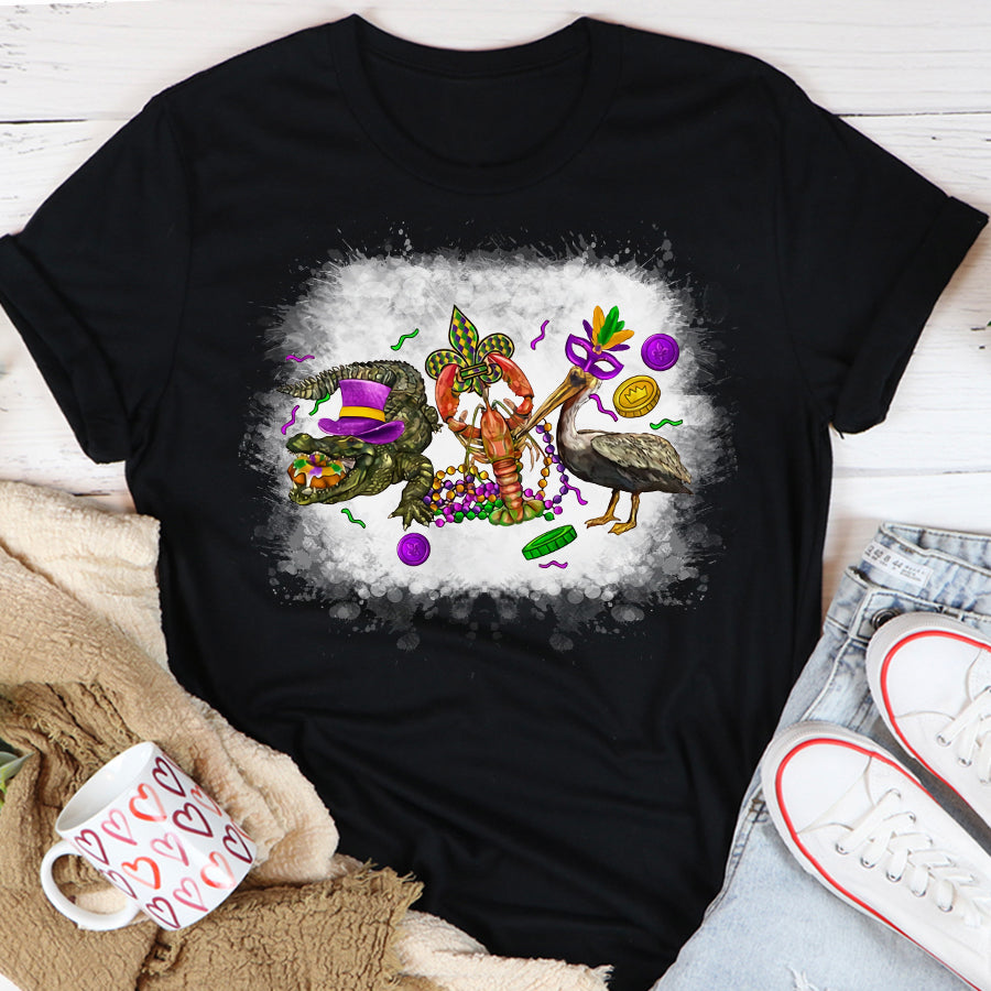 Mardi Gras Shirt, Saints Shirt, Fat Tuesday Shirt, Flower de luce Shirt, Louisiana Shirt, Saints New Orleans Shirt, Mardi Gras Day Shirt