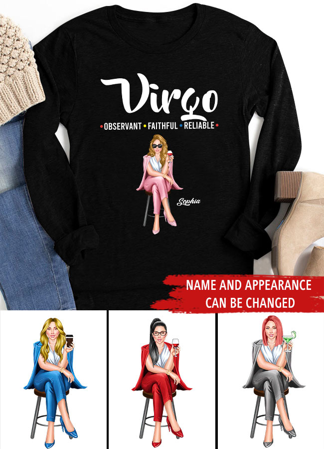 Custom Birthday Shirt, Virgo Zodiac T Shirt, Virgo Birthday Shirt, Virgo T Shirts For Ladies, Virgo Queen T Shirt, Virgo Queen Birthday Shirt
