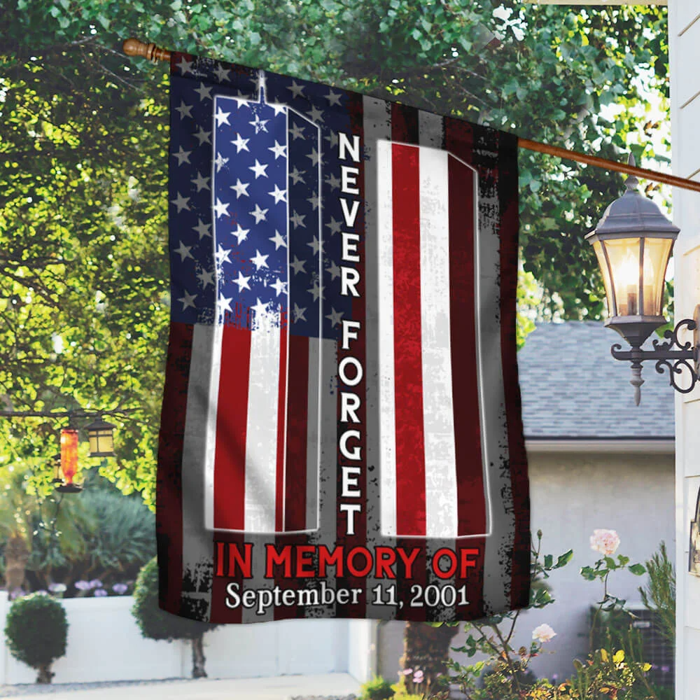 911 Never Forget Flag Patriot Day American Flag