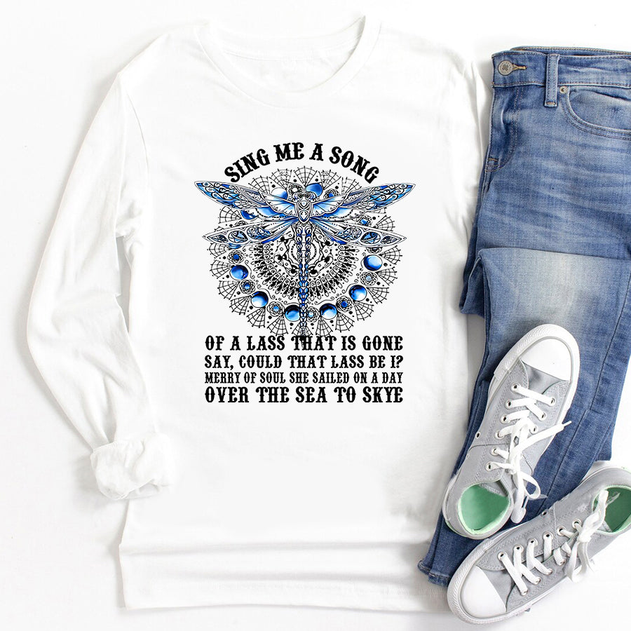 Sing me a song of a lass that is gone say, could that lass be i Hippie t shirt, Peace Love Shirt, Hippie soul cotton shirt for women