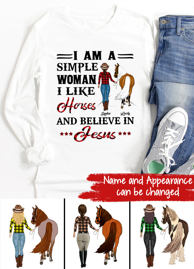 Personalized Horse Shirt, Horse Riding Shirts, Horse Rider Gift , Gifts For Horseback Riders , Horse Shirts For Women , Gifts For Horse Lovers