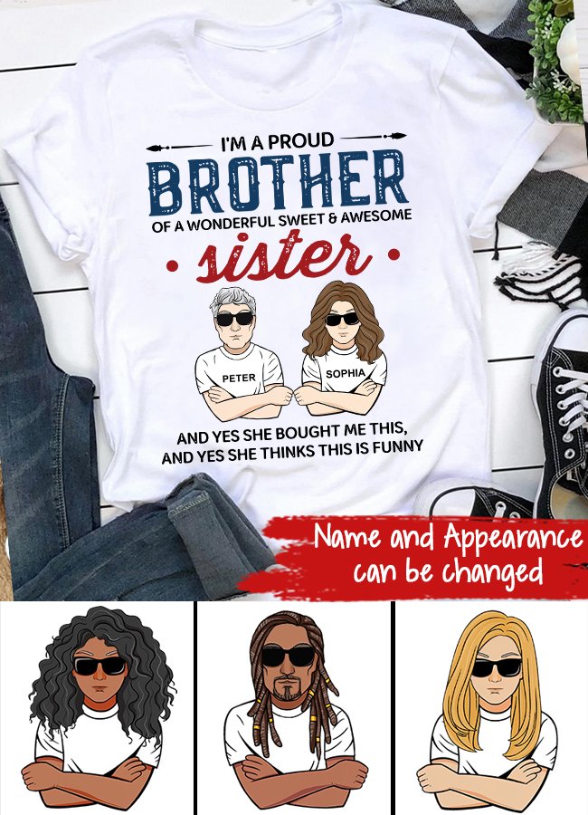 Big Brother Shirt, Brother Shirt, Personalized Big Brother Shirts, Big Brother Little Sister Shirts, Step Brother Shirts, Big Brother Gifts, Brother Gift